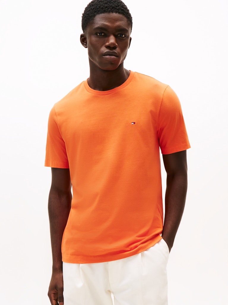 Tommy Hilfiger Herren T-Shirts kurz Scx Orange