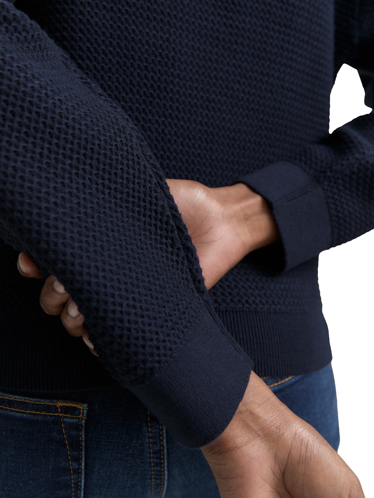 Tom Tailor denim Damen Pullover Sky Captain Blu
