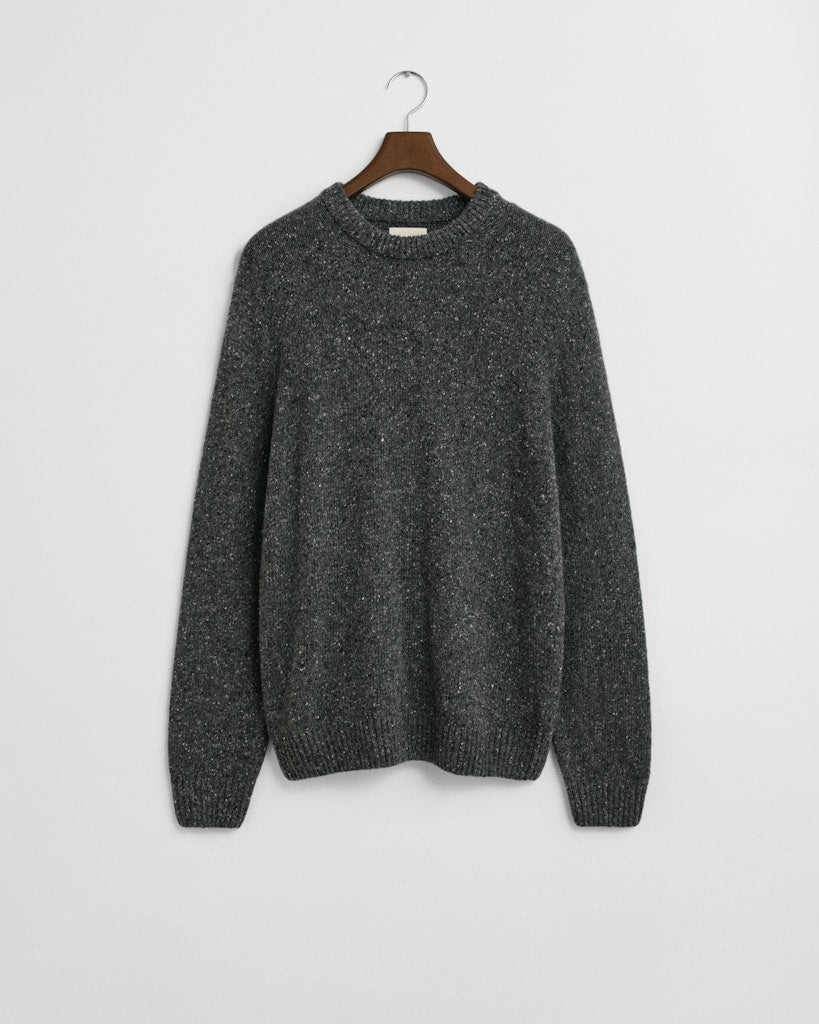 Gant Herren Pullover  Charcoal Mel