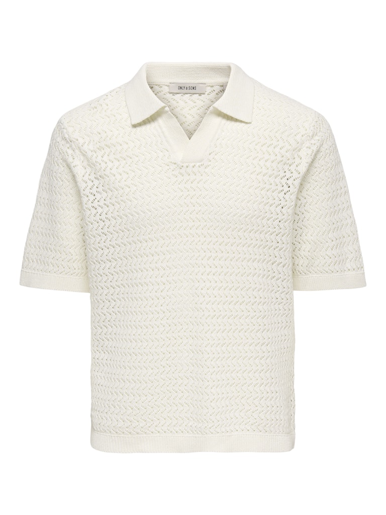 Only & Sons Herren Pullover Cloud Dancer