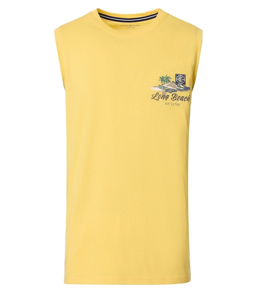 Casa Moda Herren T-Shirts kurz  Gelb