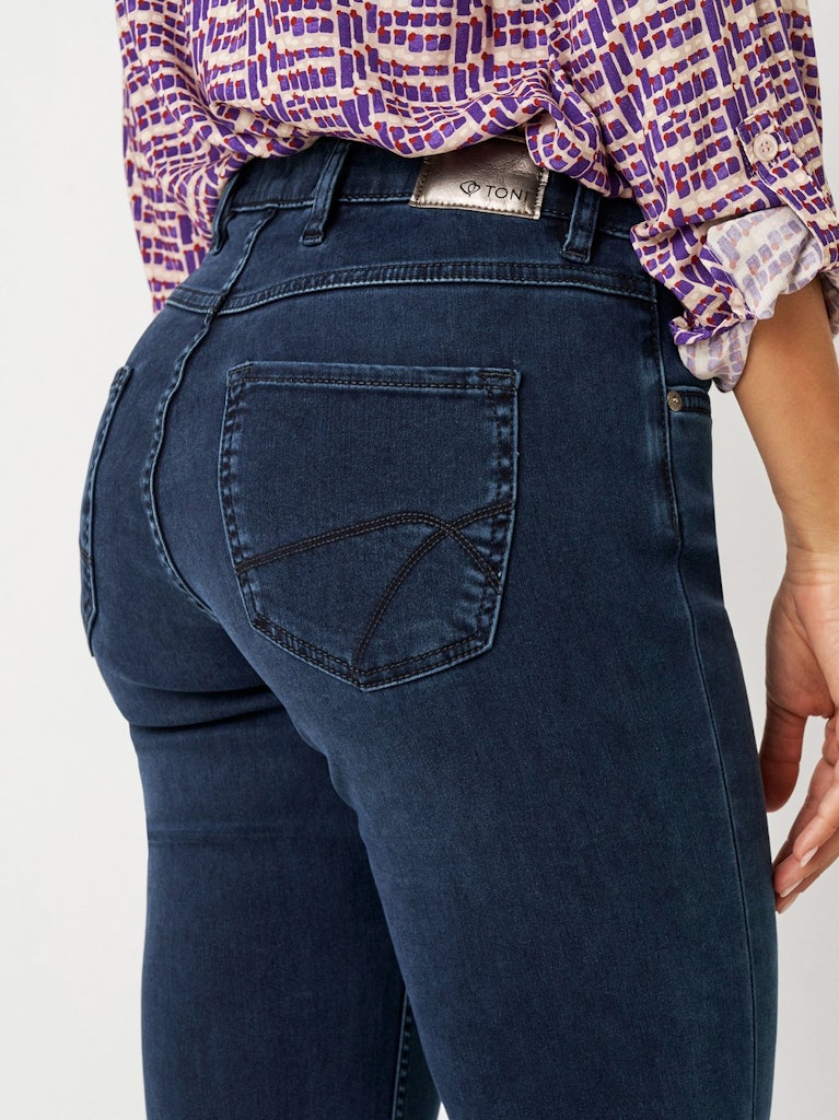 Toni Dress Damen Jeans Dark Blue Used