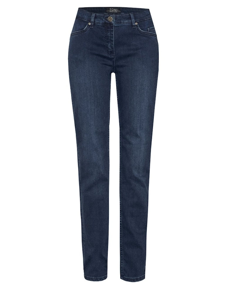 Toni Dress Damen Jeans Dark Blue Used
