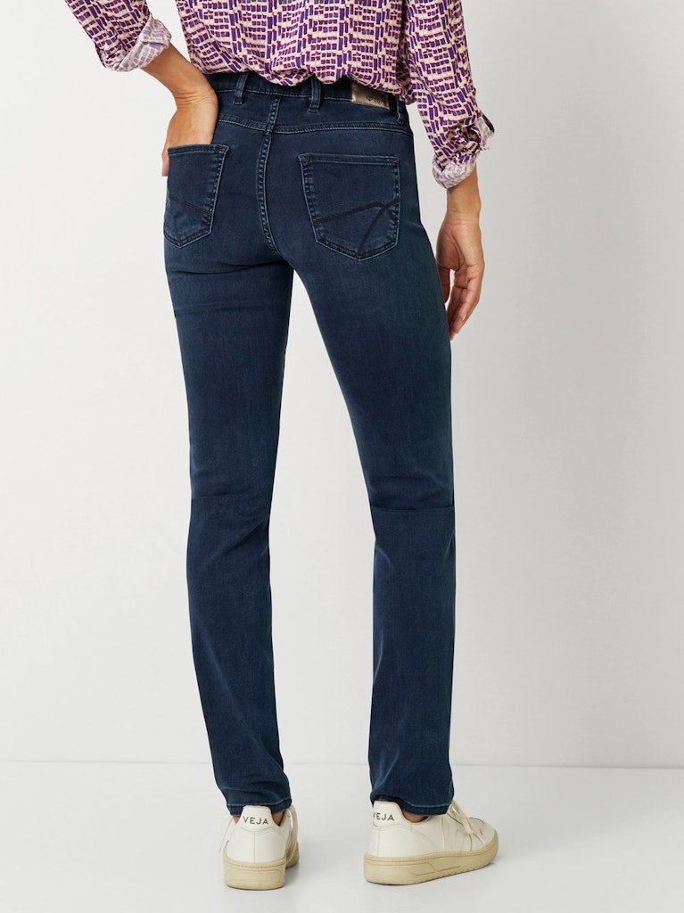 Toni Dress Damen Jeans Dark Blue Used