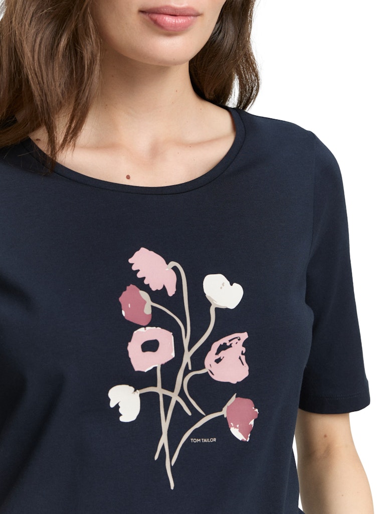 Tom Tailor Damen T-Shirts Lunar Eclipse