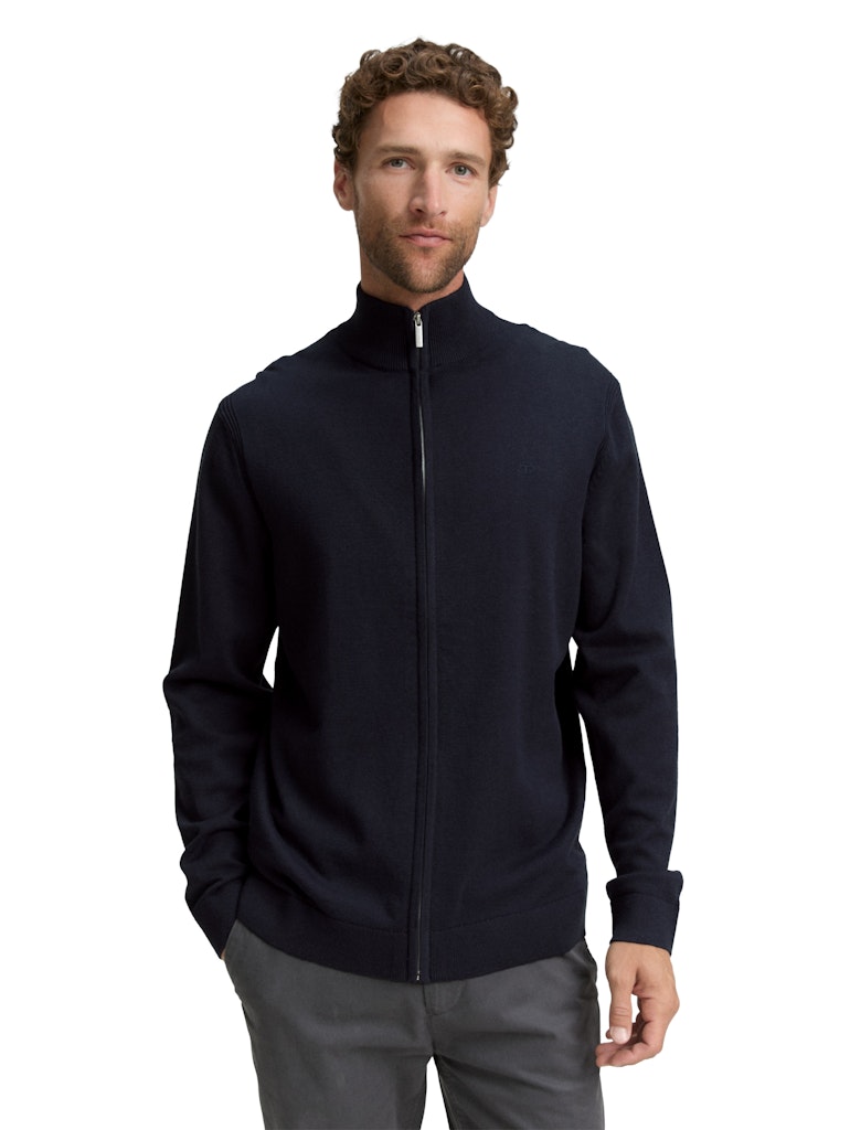 Tom Tailor Herren Pullover Knitted Navy Me