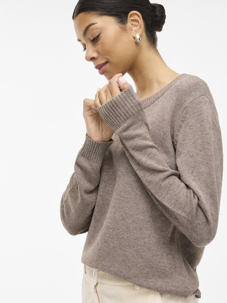 Vila Damen Pullover Falcon/Melange