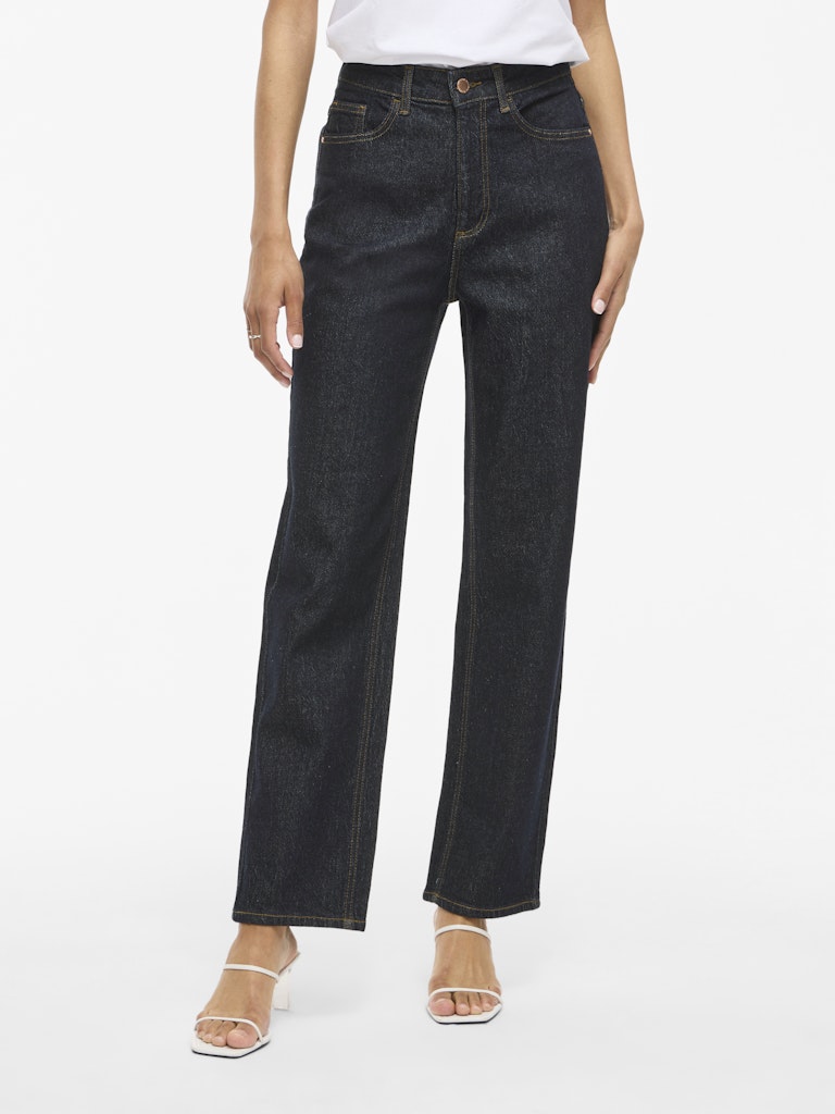 Vila Damen Jeans Dark Blue Denim