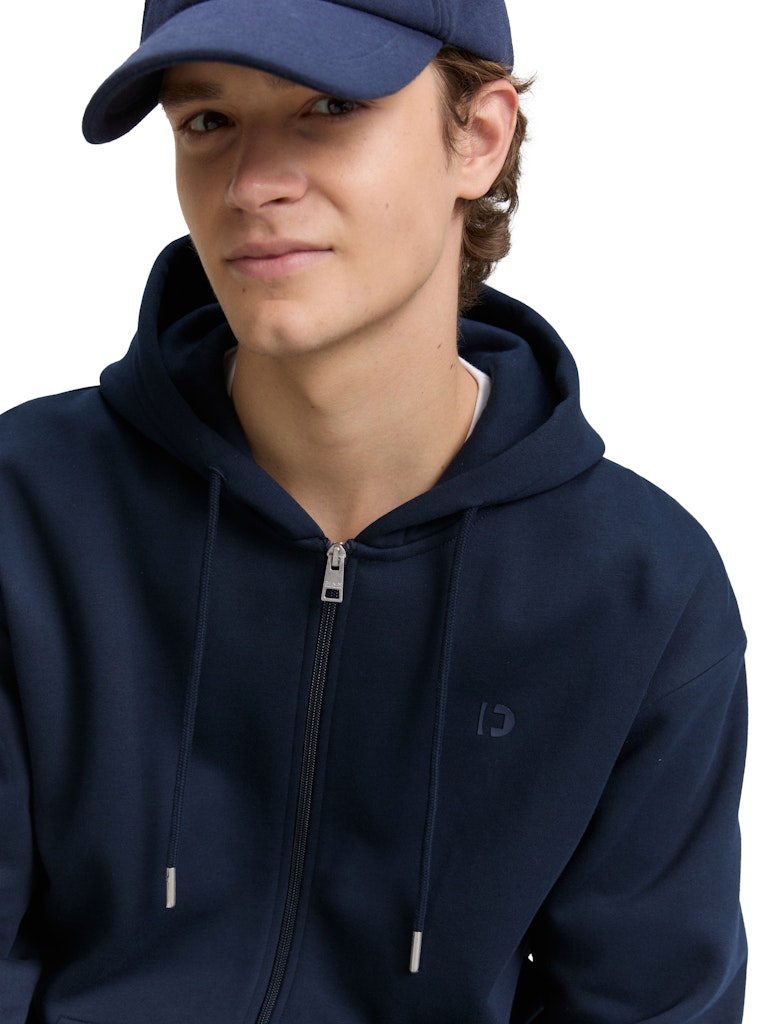 Tom Tailor denim Herren Sweatjacken Sky Captain Blu