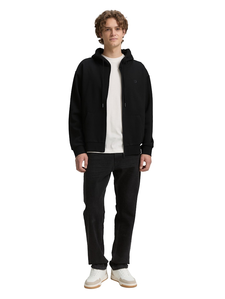 Tom Tailor denim Herren Sweatjacken Black