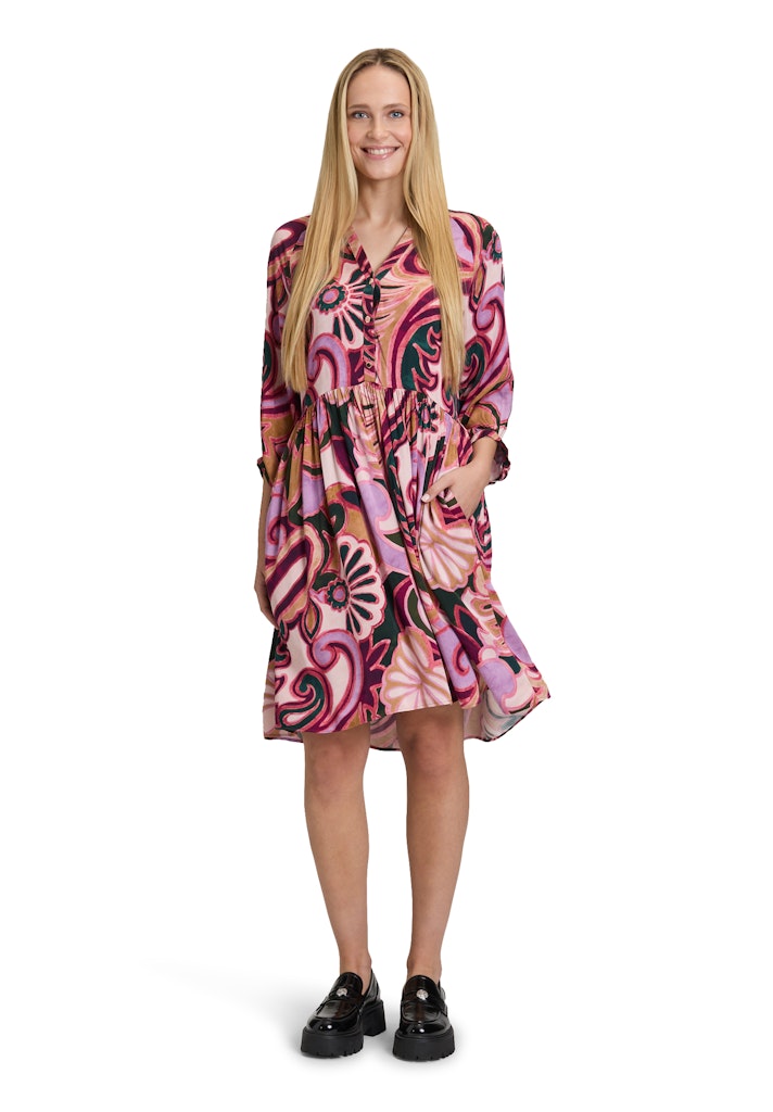 Cartoon Damen Kleider Purple/Rosé