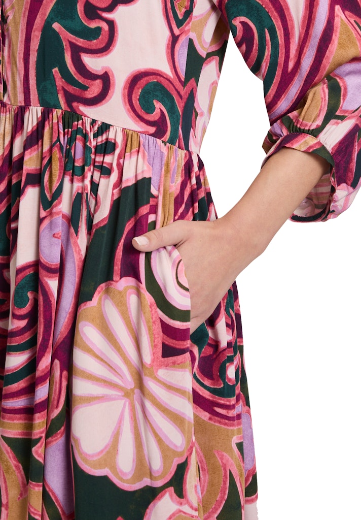 Cartoon Damen Kleider Purple/Rosé