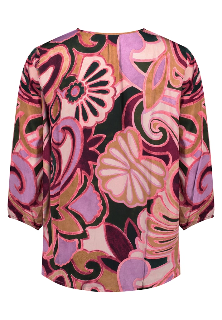 Cartoon Damen Blusen Purple/Rosé
