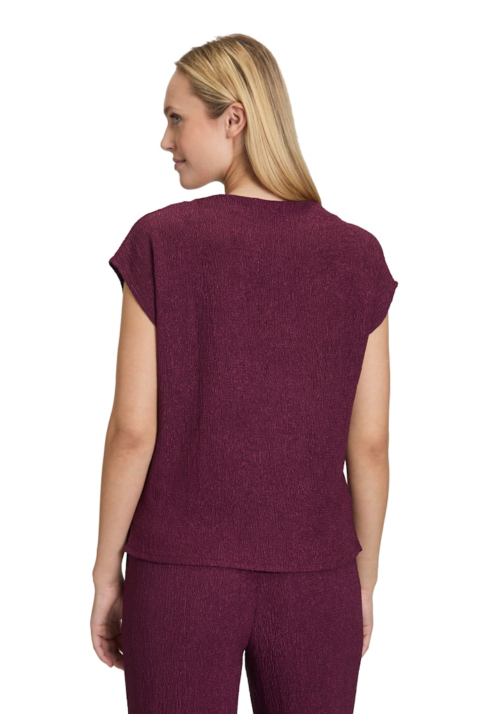 Cartoon Damen T-Shirts Dark Aubergine