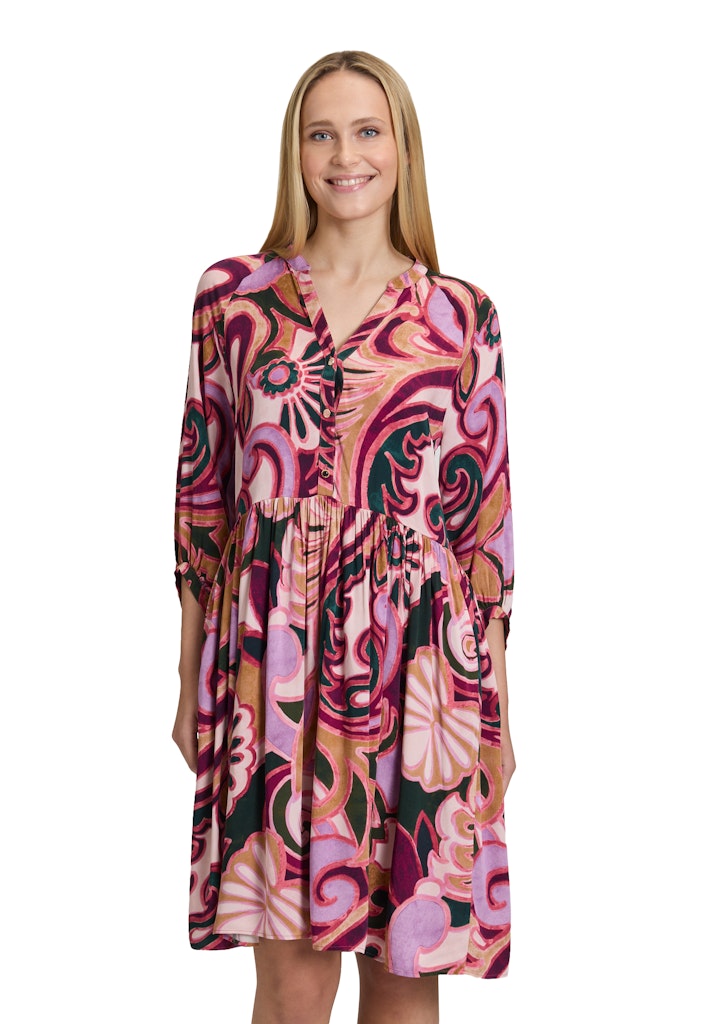 Cartoon Damen Kleider Purple/Rosé