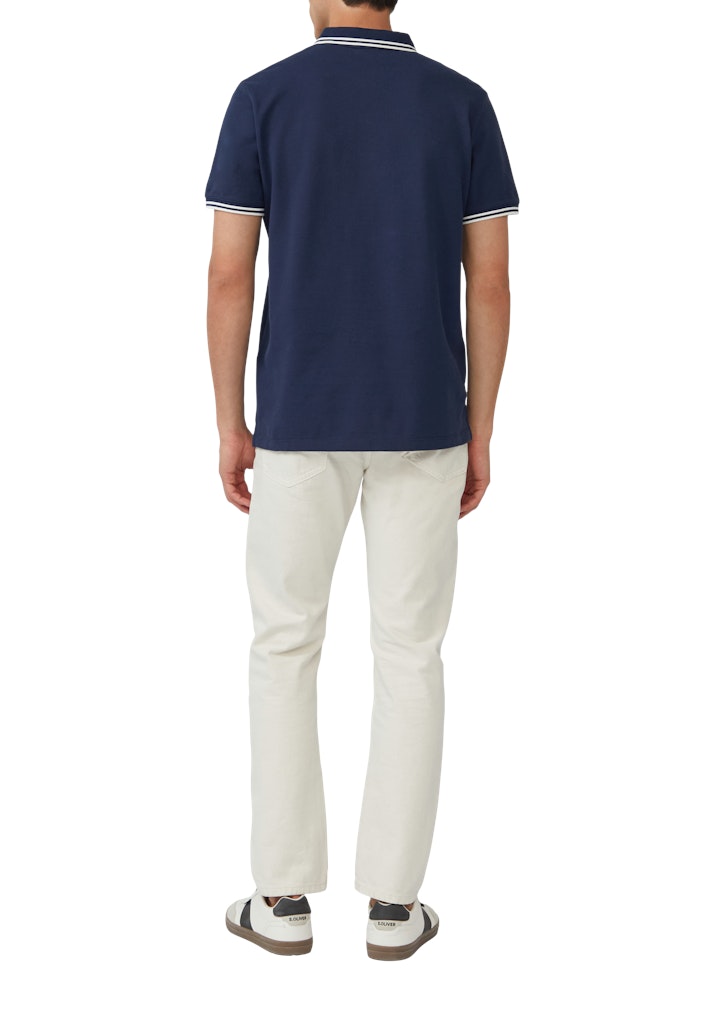 S. Oliver red Herren Polo-Shirts Blue