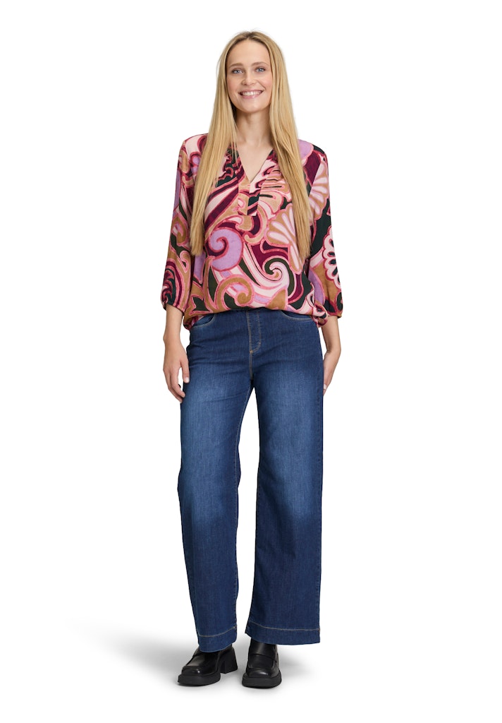 Cartoon Damen Blusen Purple/Rosé