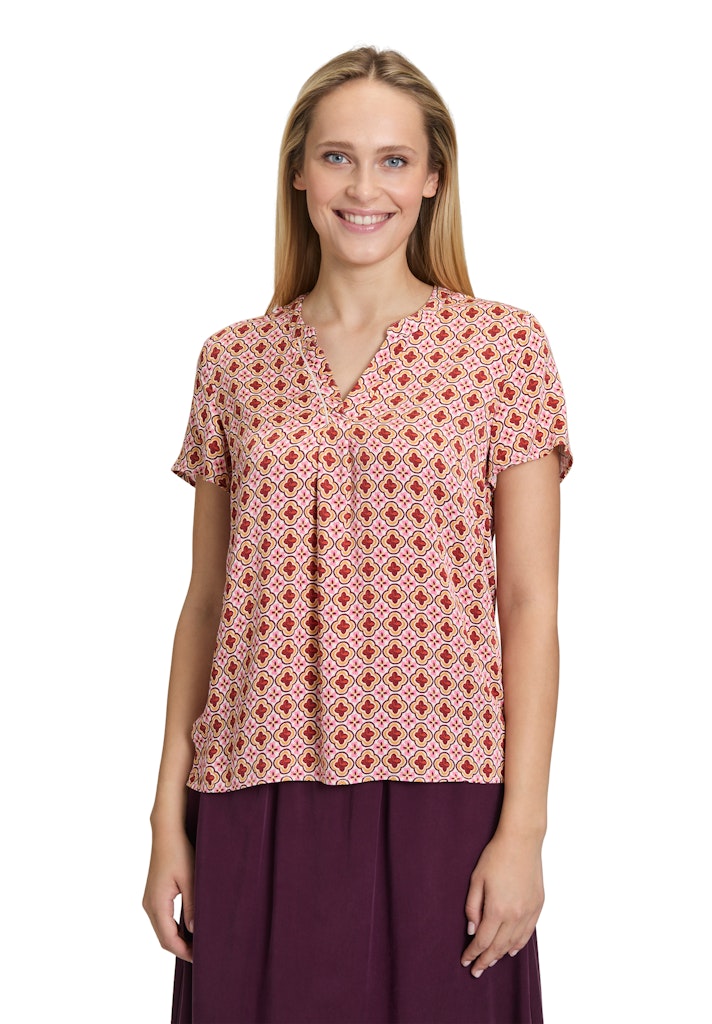 Cartoon Damen Blusen Cream/Rosé
