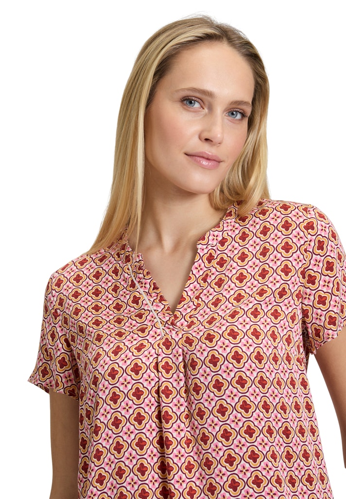 Cartoon Damen Blusen Cream/Rosé