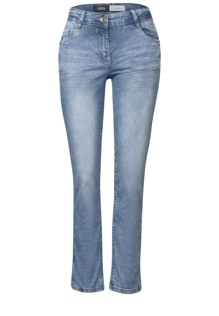 Cecil Damen Hosen  Light Blu
