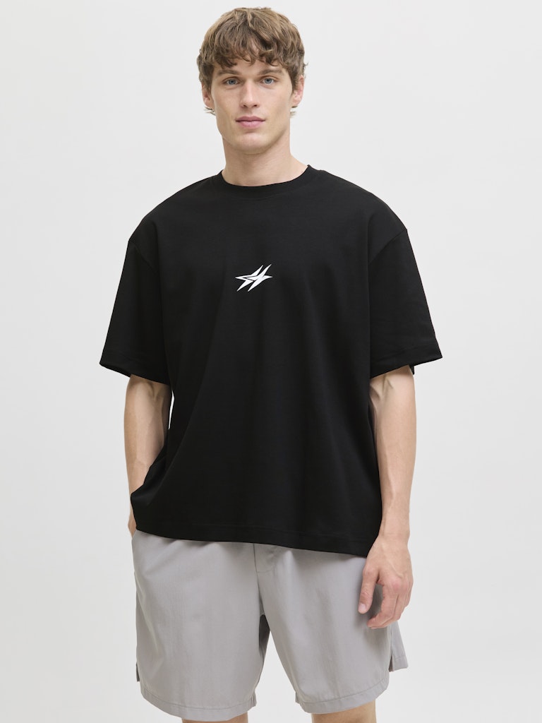 Jack & Jones Herren T-Shirts kurz Black/Main