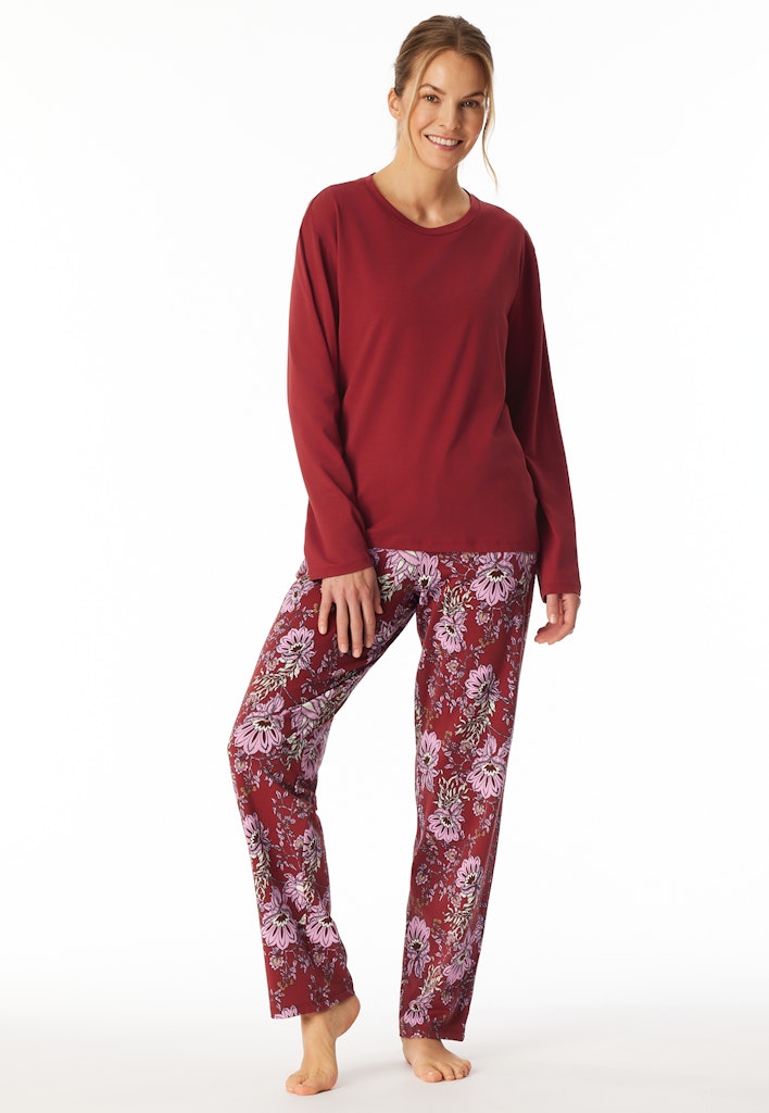 Schiesser Oberteil Dunkelrot