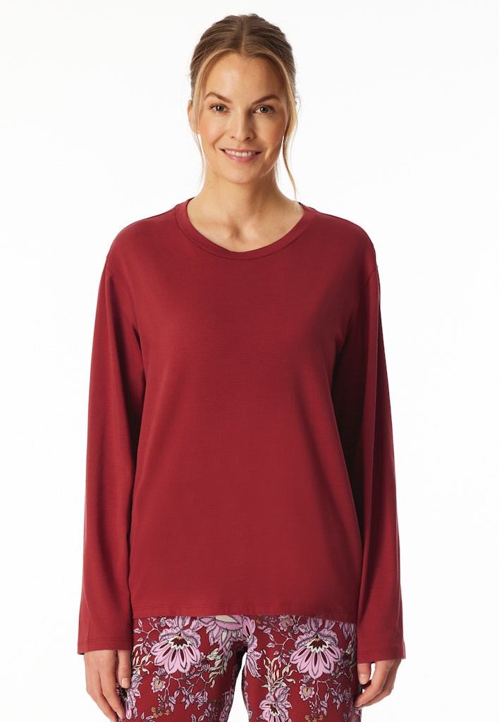 Schiesser Oberteil Dunkelrot