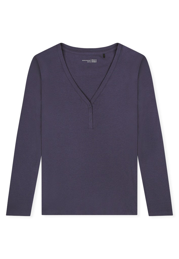 Schiesser Oberteil Indigo