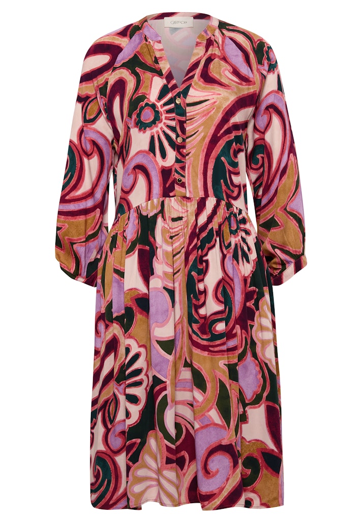 Cartoon Damen Kleider Purple/Rosé