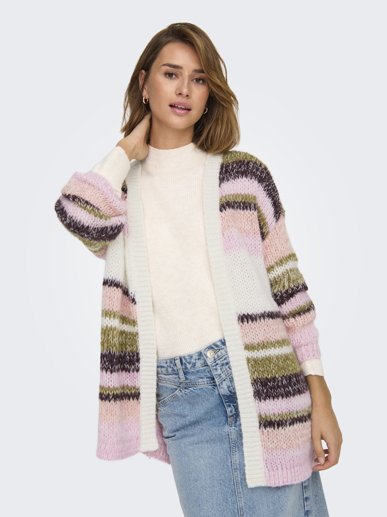 Only Damen Strickjacken Whitecap Gray/G