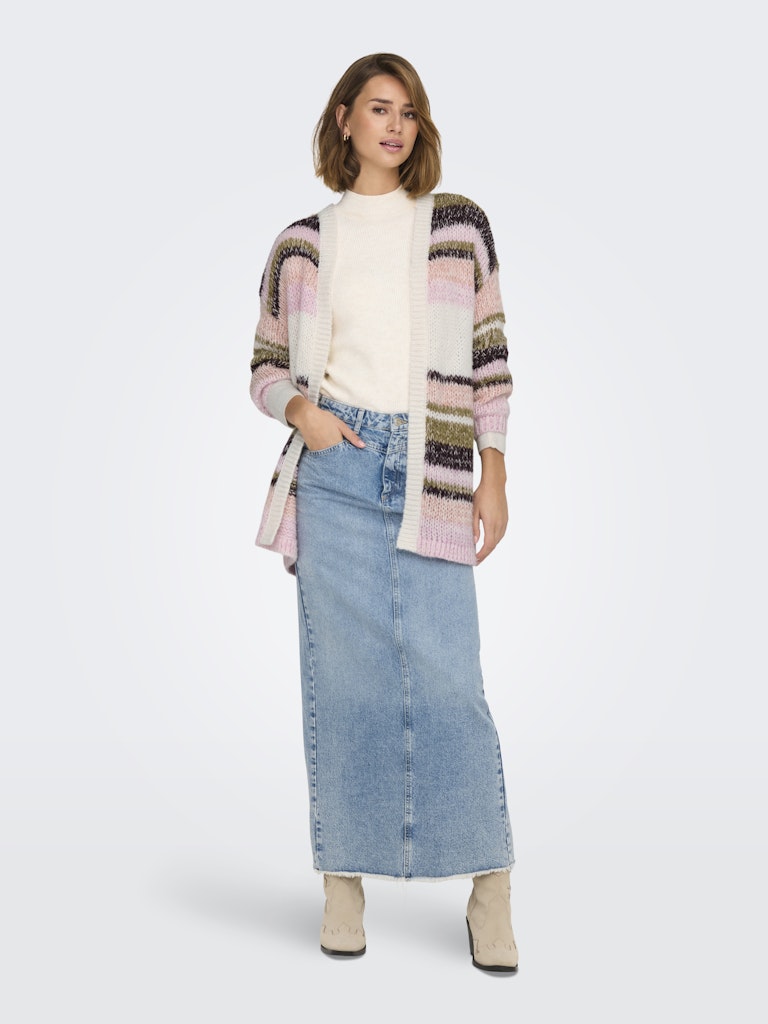 Only Damen Strickjacken Whitecap Gray/G
