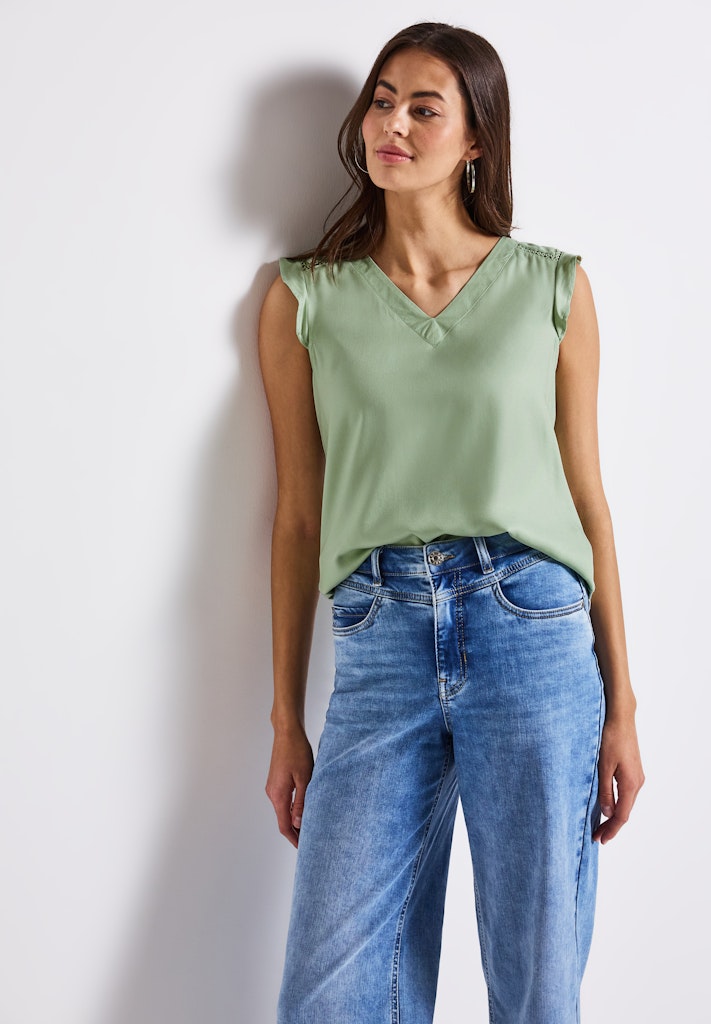 Street One Damen T-Shirts  Soft Jade