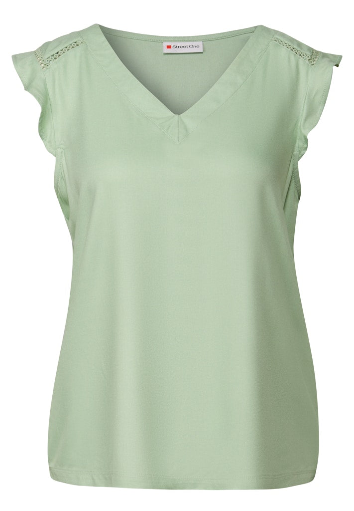 Street One Damen T-Shirts  Soft Jade
