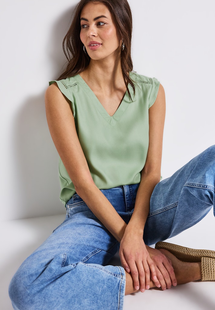 Street One Damen T-Shirts  Soft Jade