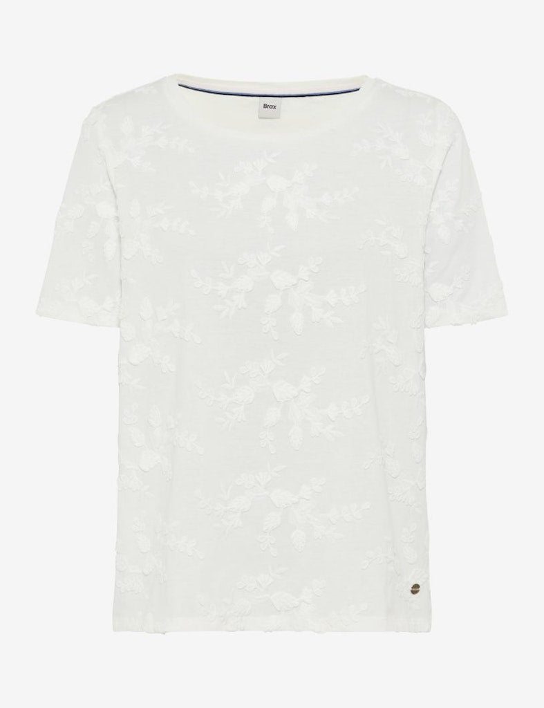 Brax Damen T-Shirts Offwhite