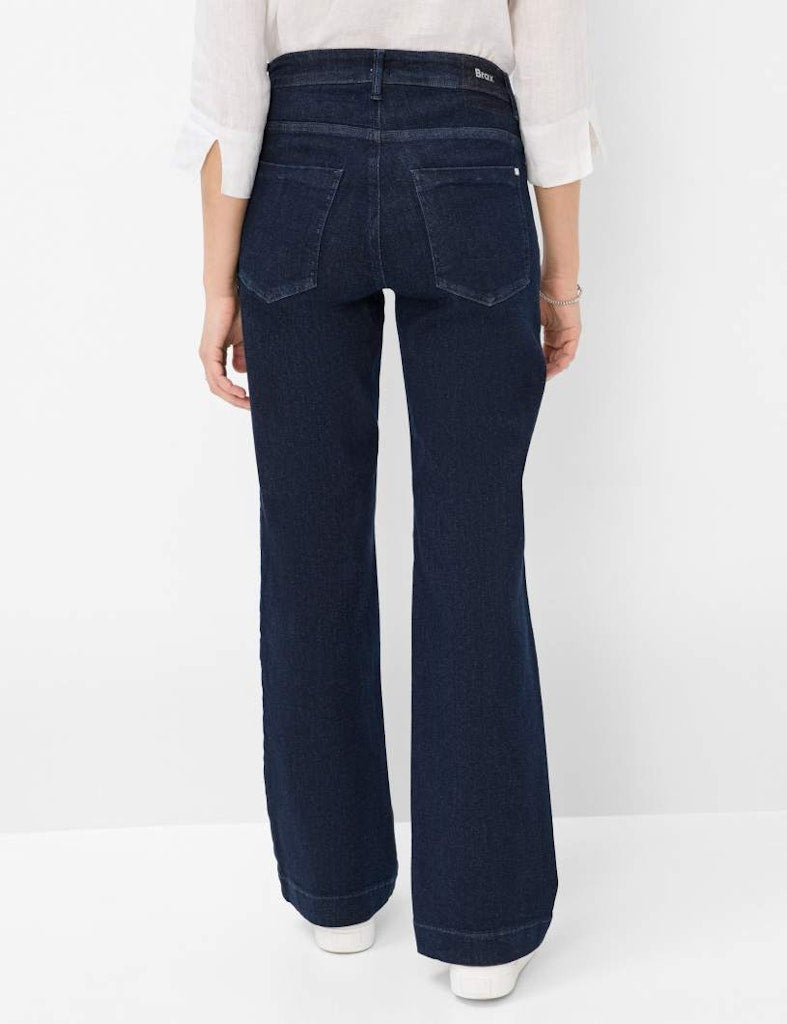 Brax Damen Jeans Clean Dark Blue