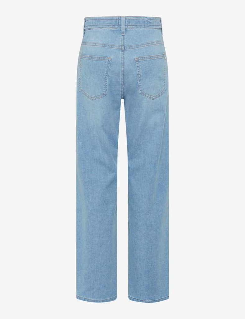 Brax Damen Jeans Used Light Blue