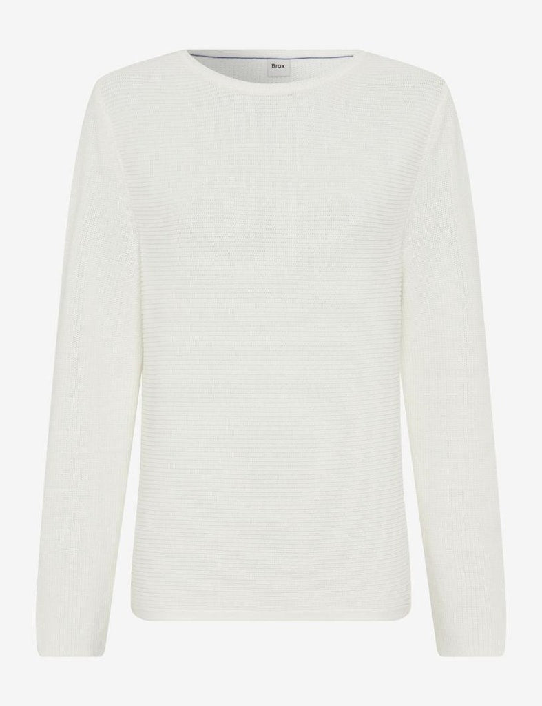 Brax Damen Pullover Offwhite
