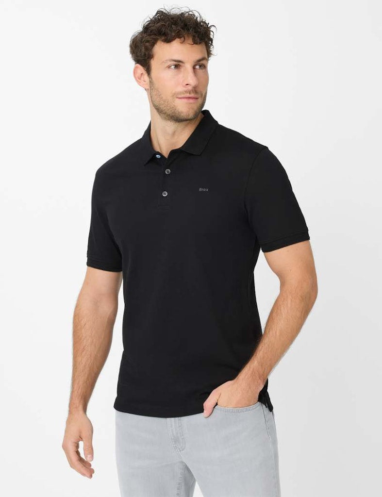 Brax Herren Polo-Shirts  Black
