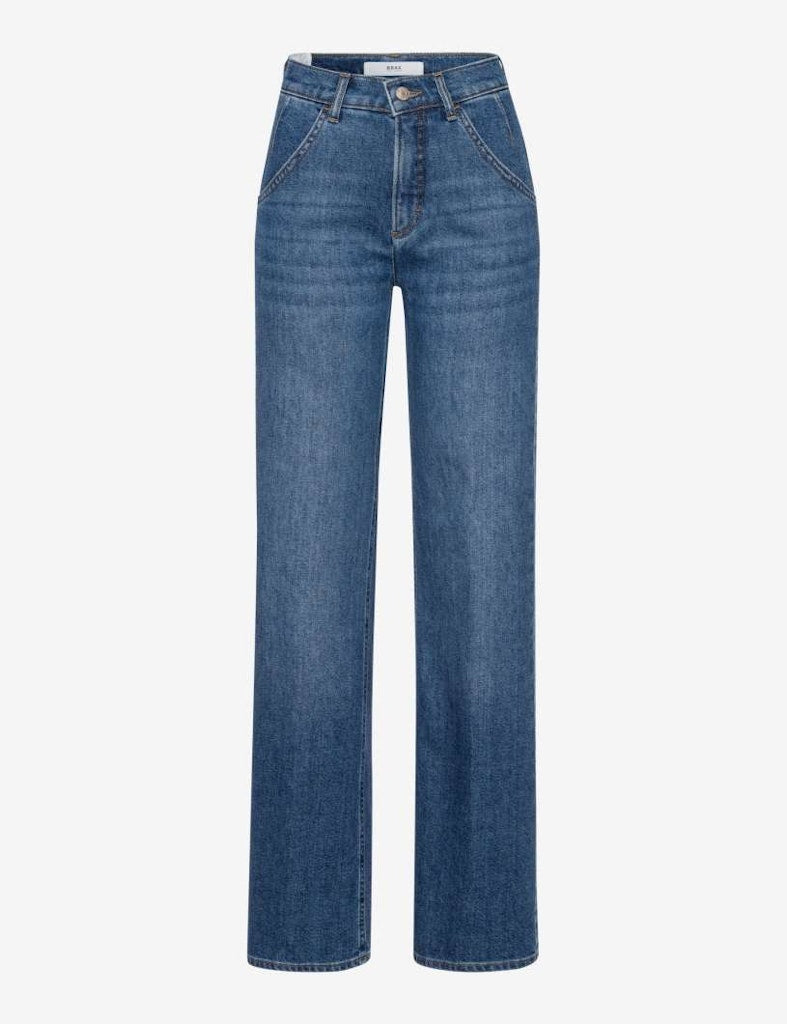 Brax Damen Jeans Used Regular Bl