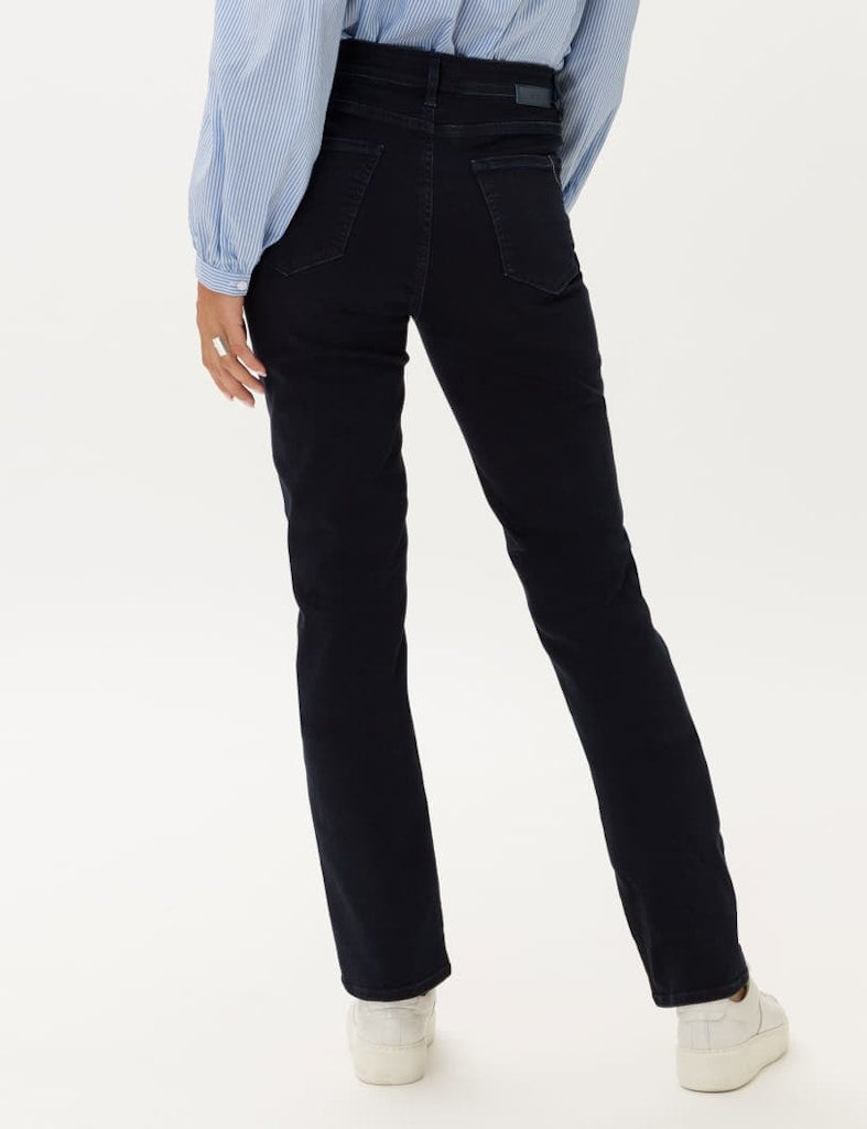 Brax Damen Jeans Clean Dark Blue