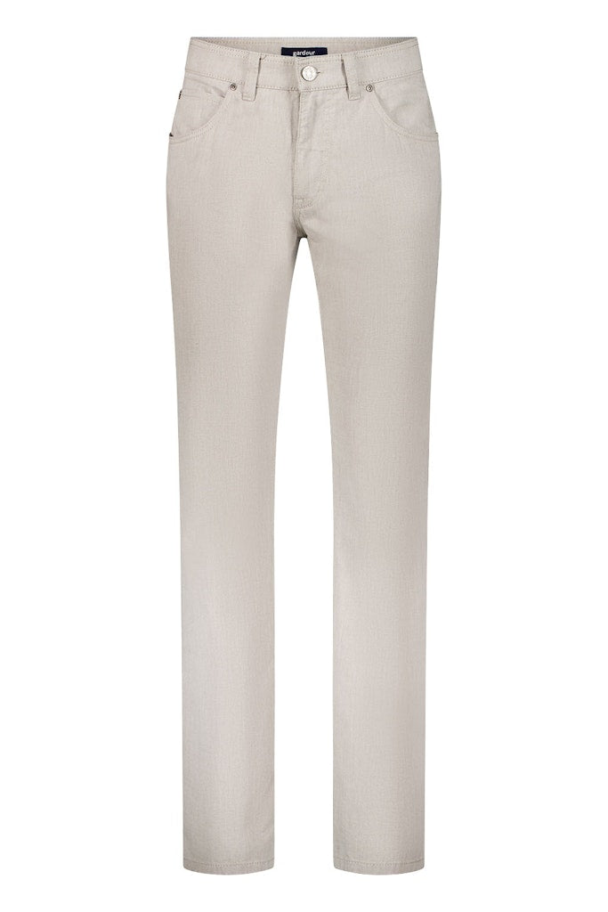 Gardeur Herren Hosen  Hellgrau