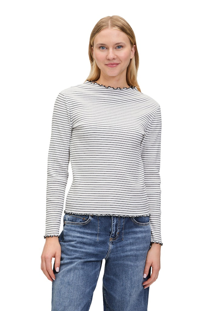 Cartoon Damen T-Shirts Cream/Black