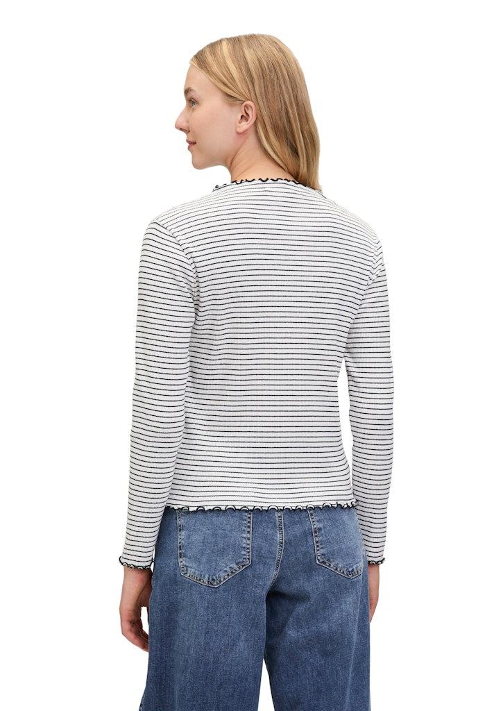 Cartoon Damen T-Shirts Cream/Black