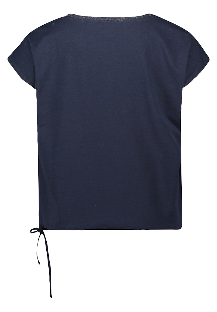 Betty & Co Damen T-Shirts Nature/Blue