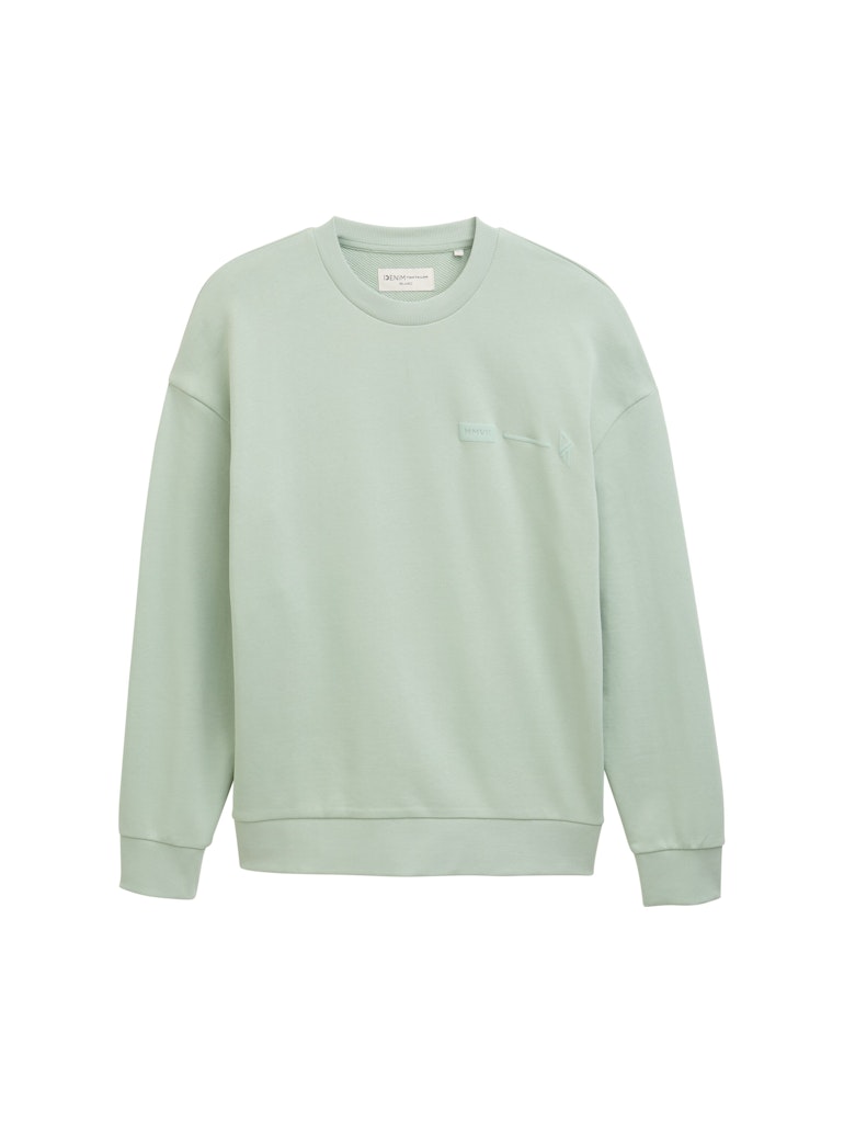 Tom Tailor denim Herren Sweatshirts Fresh Mint Gree