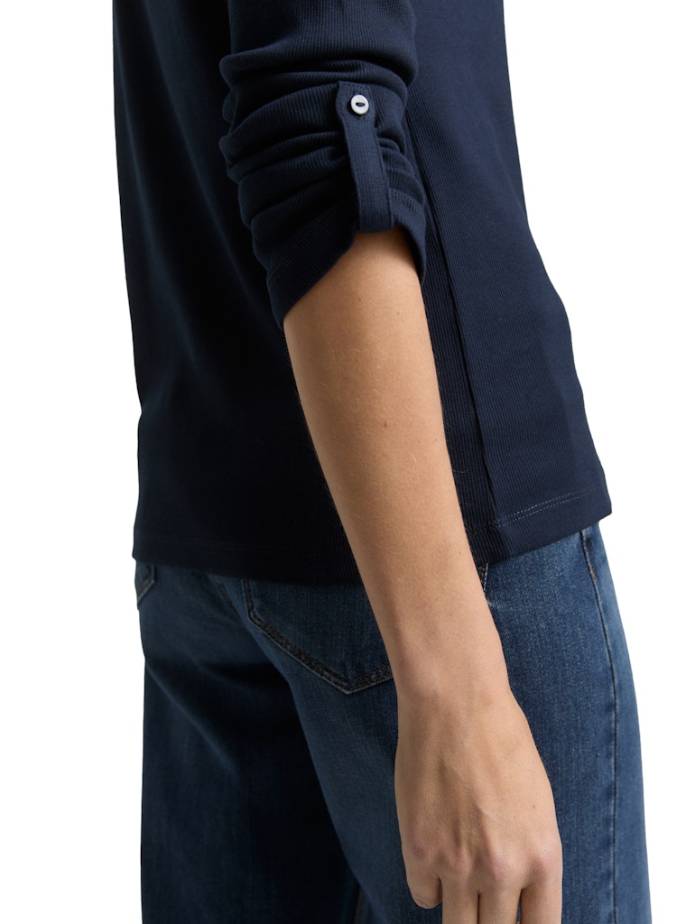 Tom Tailor Damen T-Shirts Lunar Eclipse