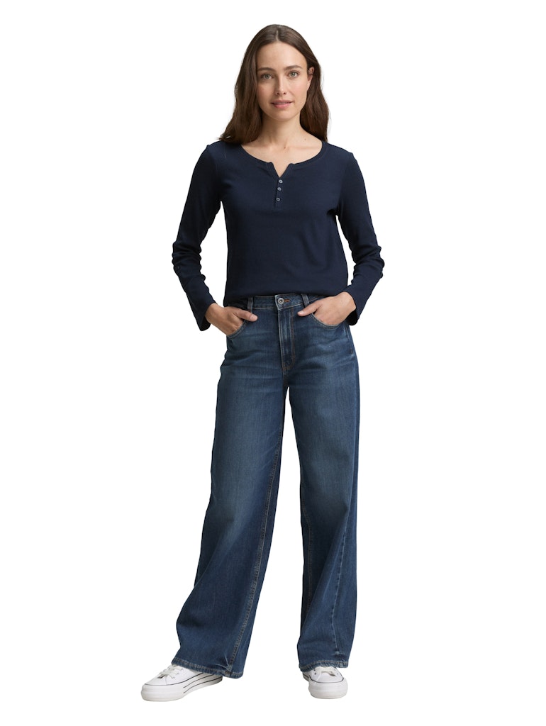 Tom Tailor Damen T-Shirts Lunar Eclipse