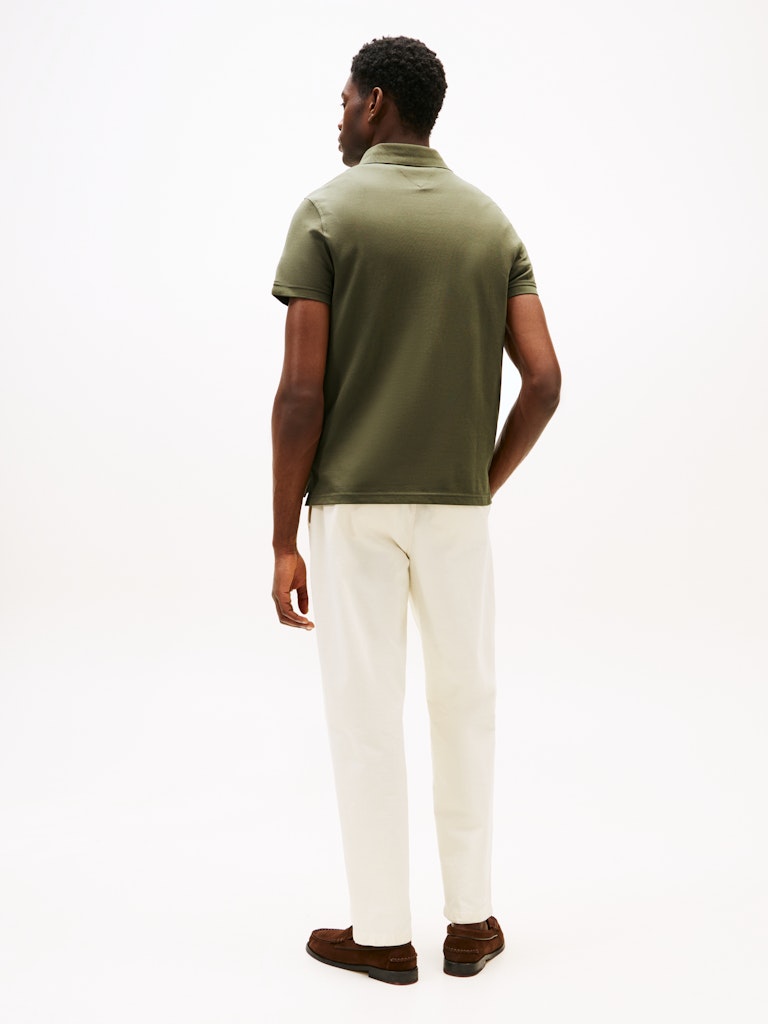 Tommy Hilfiger Herren Polo-Shirts Rbn Khaki