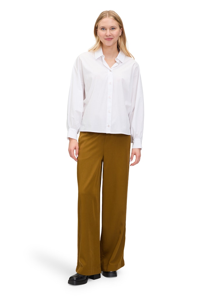 Cartoon Damen Blusen Bright White